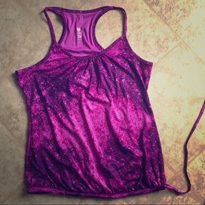 Old navy active top galaxy print